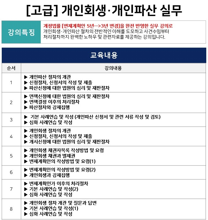 2019 new 개인회생,파산[전문단] 정보